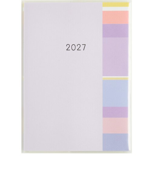 【2026年12月始まり】　高橋書店　ミアクレール5　B6　マンスリーブロック　505　パープル　日曜日始まり
