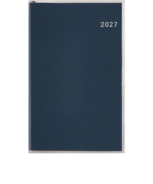 【2026年12月始まり】　高橋書店　T'beauインデックス4　手帳判　ウィークリーレフト　337　紺　月曜日始まり