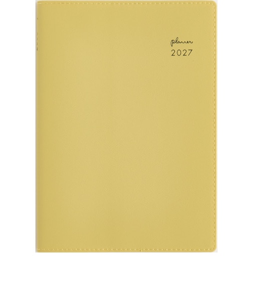 【2026年12月始まり】　高橋書店　リラクレール5　B6　マンスリーブロック　365　ターメリック　月曜日始まり