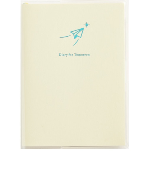 【2027年1月始まり】　高橋書店　ポジティブ未来日記　A6　デイリー2日1ページ　7　白　日曜日始まり