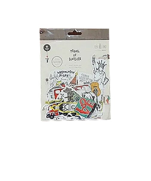 スワテリエ（suatelier）　フレークステッカー　1517　Some　place　28枚入