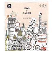 スワテリエ（suatelier）　トラベルフレークステッカー　1518　some　where　28枚入