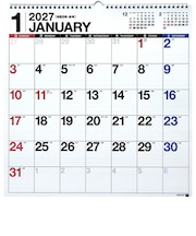【2027年版・壁掛】 高橋書店 エコカレンダー壁掛 B3変型 E52