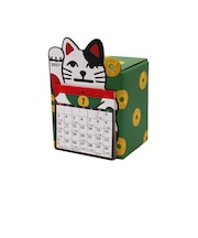 【2027年版・卓上】　アルタ　招き猫貯金カレンダー　CAL27007　3万円貯まる