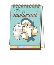 【2027年版・卓上】　サンスター文具　デスクカレンダー　メッセージ付き　mofusand
