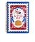 ロッカク（ROKKAKU）　ROKKAKU×オビワン　箔押しB6リングノート　レトロ郵便