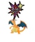 タカラトミー（TAKARA　TOMY）　ポケットモンスター　モンコレ　あくテラスタルリザードン