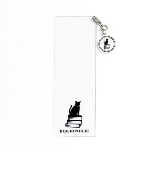 BIBLIOPHILIC　HANDCRAFT　BOOKCHARM（ブックチャーム）／ブックマークセット　ロゴ　A1　栞