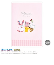 【2026年10月始まり】　カミオジャパン　ポケモン　B6　マンスリーブロック　307113　ピンクチェック　月曜始まり