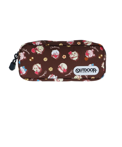 サンスター文具　OUTDOOR　PRODUCTS　ペンケース　ちいかわ　ブラウン