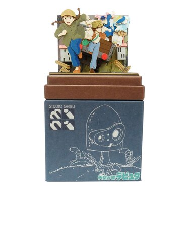 さんけい　みにちゅあーとキット　スタジオジブリmini　天空の城ラピュタ　MP07－134　飛行石の正体