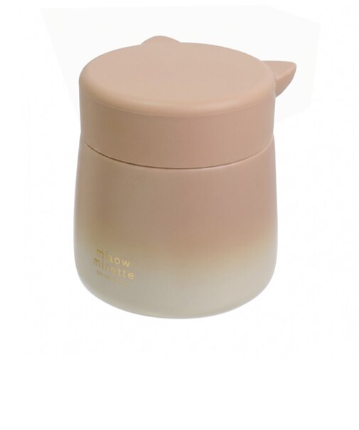 サブヒロモリ　にゃお　ねこみみステンレススープポット　320mL　SHI4385－23　ピンク