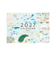 【2027年版・壁掛】 包む 壁掛けカレンダー A3 TQ0006 ほっこり日和