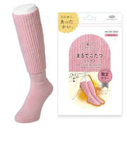 靴下サプリ　まるでこたつ　ソックス　23～25cm　ミストピンク