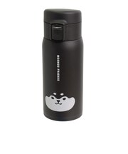 サブヒロモリ ムームーフレンズ ステンレスワンプッシュボトル 350mL SHI4386-39 くろまめしば