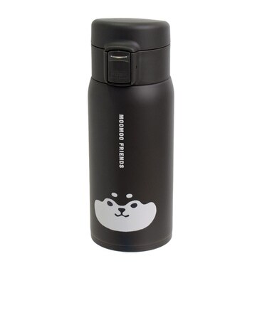 サブヒロモリ　ムームーフレンズ　ステンレスワンプッシュボトル　350mL　SHI4386－39　くろまめしば