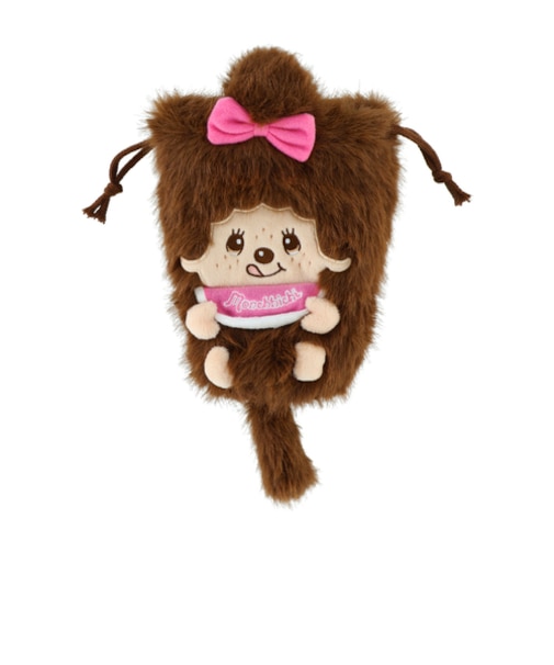 サンスター文具　モンチッチ　ぬいぐるみ巾着　モンチッチちゃん