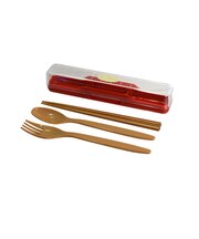 サブヒロモリ エクラルテ 抗菌スリムトリオセット PCA4396-12 レッド