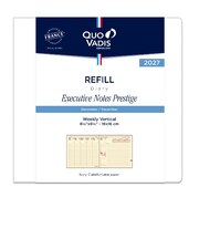 【2026年12月始まり】 クオバディス(QUO VADIS) エグゼクティブノートプレステージ レフィル ウィークリーバーチカル 月曜始まり
