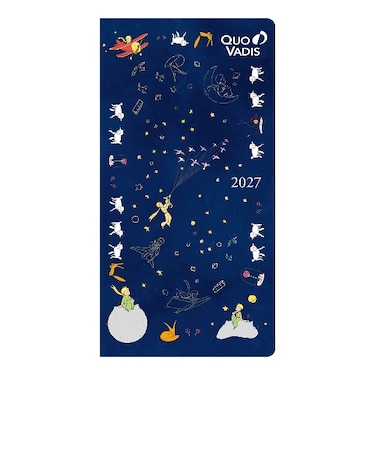 【2027年1月始まり】　クオバディス（QUO　VADIS）　ビソプラン　星の王子さま　マンスリーブロック　シープ　月曜始まり