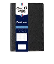 【2026年12月始まり】　クオバディス（QUO　VADIS）　ビジネス　クラブ　A6変型　ウィークリーバーチカル　ブラック　月曜始まり