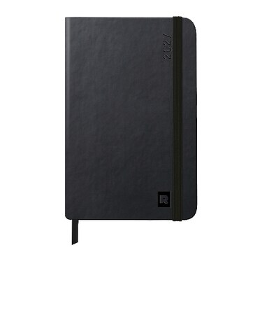 【2027年1月始まり】　ロディア（RHODIA）　ウェブプランナー　A6　ウィークリーバーチカル　ブラック　月曜始まり