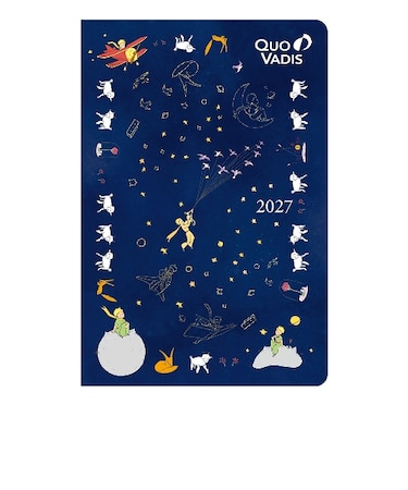 【2026年12月始まり】　クオバディス（QUO　VADIS）　ビジネス　星の王子さま　A6変型　ウィークリーバーチカル　シープ　月曜始まり