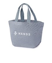 ハンズ(HANDS) ロゴ入りミニトートバッグ グレー