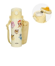 サーモス（THERMOS）　真空断熱キッズケータイマグ　JOIー501PK　LBE　ライトベージュ　ポケモン／イーブイフレンズ