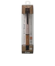 パイロット(PILOT) 4+1ウッド アースカラー 0.5mm PBH41FW155OP オーチャードピンク