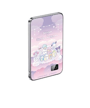 ガーカル（GAACAL）　しろたん×サンリオキャラクターズ　薄型3in1バッテリー　デザインc