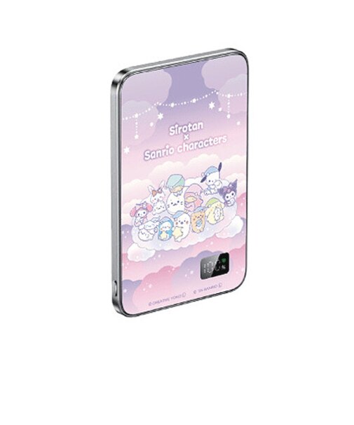 ガーカル（GAACAL）　しろたん×サンリオキャラクターズ　薄型3in1バッテリー　デザインc