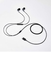 エレコム（ELECOM）　マイク付き　有線イヤホン　USB　TypeーC（TM）　カナル型　EHP-DF19CMBK　ブラック