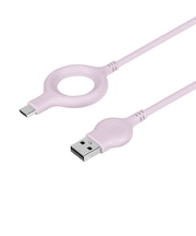 オウルテック（Owltech）　ソフトリングケーブル　AtoC　1.2m　パープル