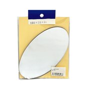 サワダプラテック(SAWADA PLATEC) アクリル楕円 150×80×3t ミラー