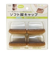 光　ソフト脚キャップ　クリア　角脚用LL