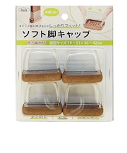 光　ソフト脚キャップ　クリア　長方脚用M
