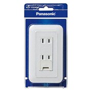 パナソニック（Panasonic）　コスモワイド21　埋込アースターミナル付ダブルコンセント　WTP1532WKP　ホワイト