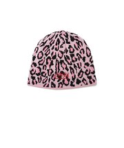 マンハッタンポーテージ(Manhattan Portage) LEOPARD KNIT BEANIE 104166 032 ピンク