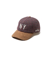 マンハッタンポーテージ（Manhattan　Portage）　NY　EMB　CHECK　CAP　104164　090　グレー