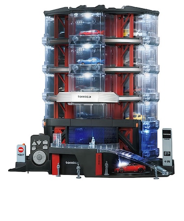 タカラトミー（TAKARA　TOMY）　トミカ　tomica+　Automated　tomica　PARKING　with　showroom