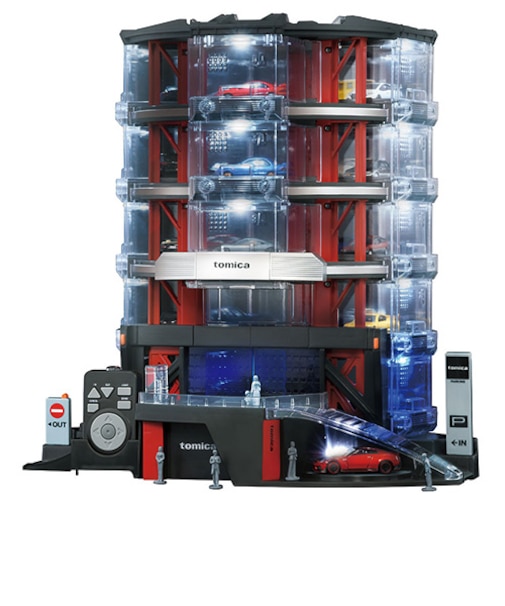 タカラトミー（TAKARA　TOMY）　トミカ　tomica+　Automated　tomica　PARKING　with　showroom