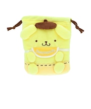 サンスター文具 モンチッチ×ポムポムプリン ぬいぐるみ巾着 ポムポムプリン