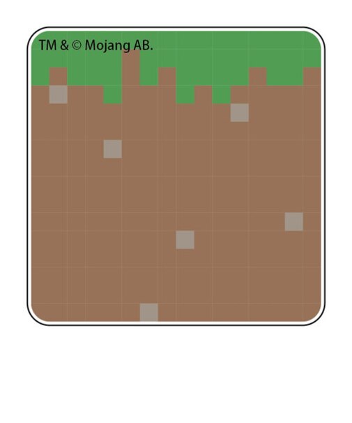 マインクラフト アクリルスクエアマグネット（ブロック）