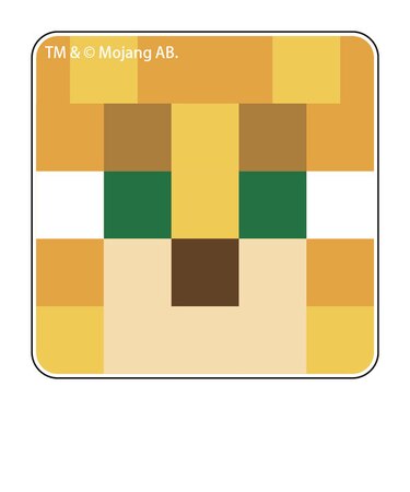 マインクラフト アクリルスクエアマグネット（動物・人間）
