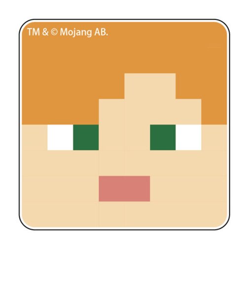 マインクラフト アクリルスクエアマグネット（動物・人間）