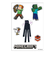 マインクラフト ウォールステッカー