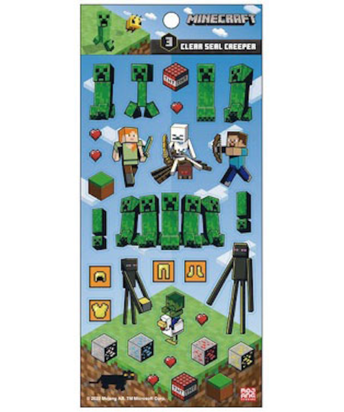 マインクラフト クリアシール｜エヴリシングマインクラフトの通販