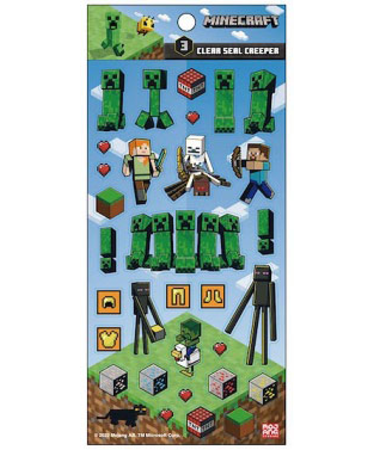 マインクラフト クリアシール