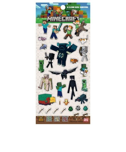 マインクラフト クリアシール